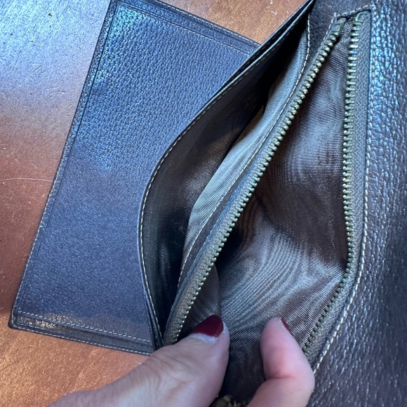 GUCCI HORSEBIT 1955 GG SUPREME CANVAS LEATHER ZIP AROUND CLUTCH WALLET - Picture 3 of 8